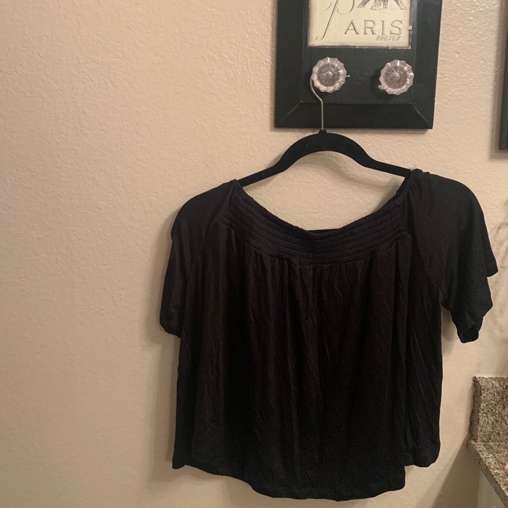 Moral Fiber black cotton shirt size medium